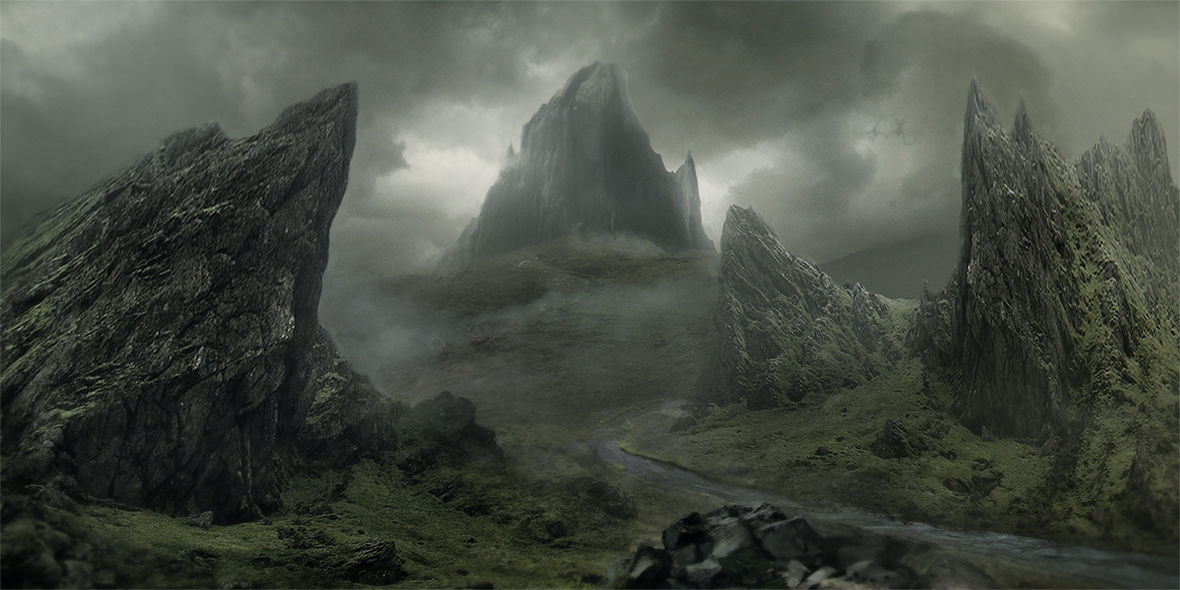 Student Work For Photobashing In Intro To Matte Painting 