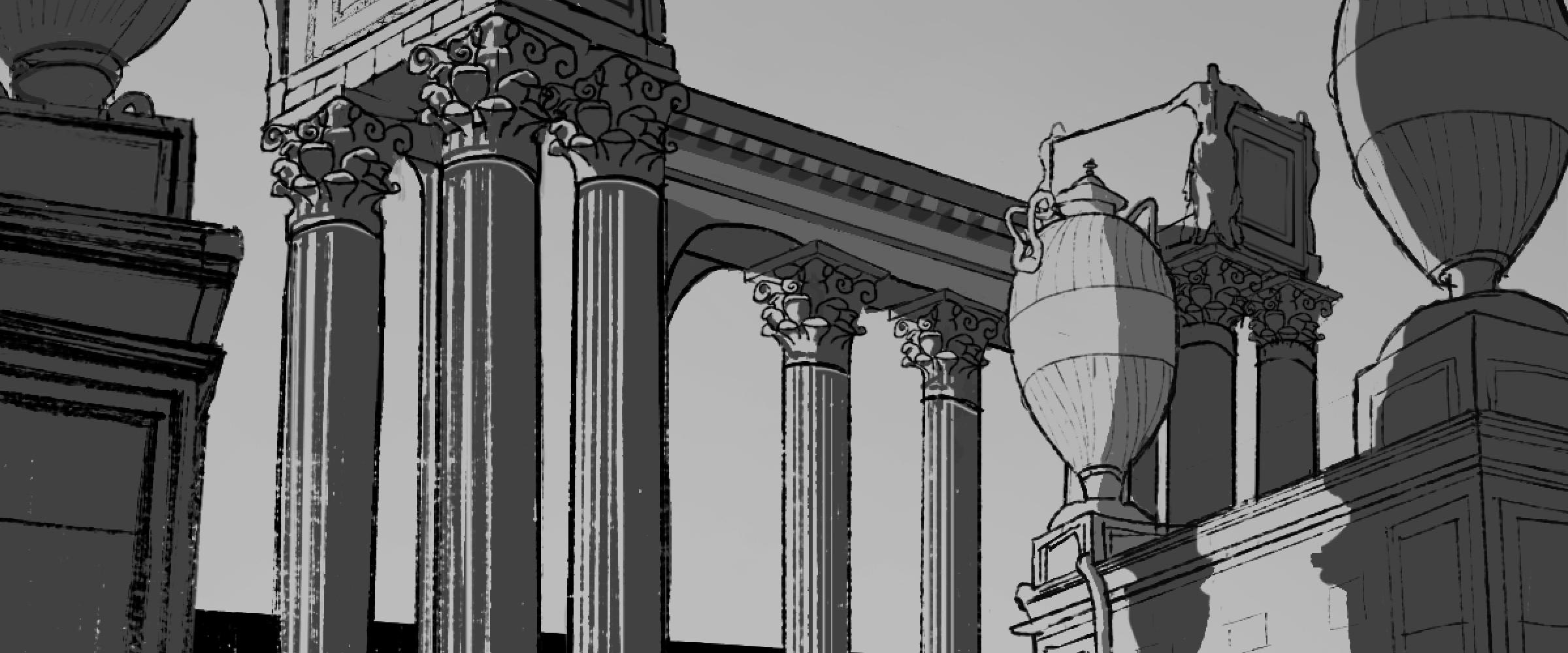 Ancient Architecture Sketches | Learn Squared